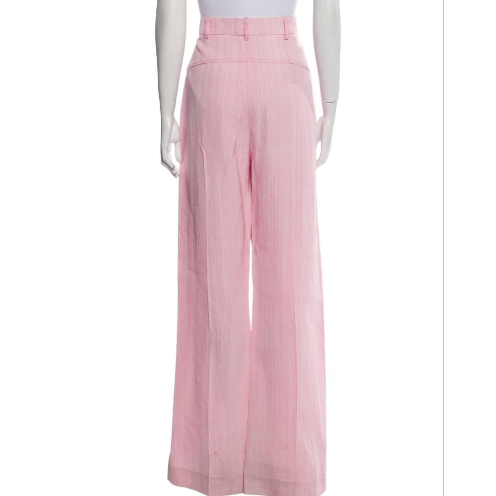 Jacquemus Blush Wide-Leg Trousers - Picture 2 of 7